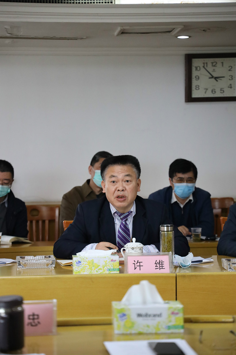 建功新時代 重鑄新輝煌 ——現(xiàn)代農(nóng)業(yè)集團黨委書記董事長許維到糧油集團調(diào)研