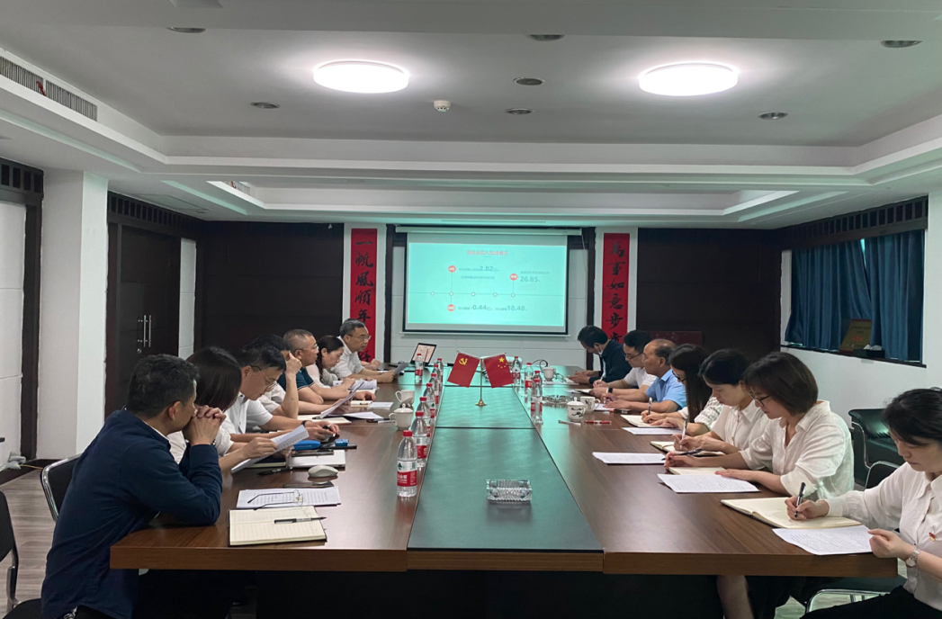 周中林一行到湘藥健康公司調研