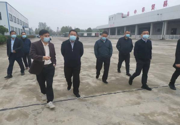 安鄉縣委書記陳德一行調研湘非國際公司